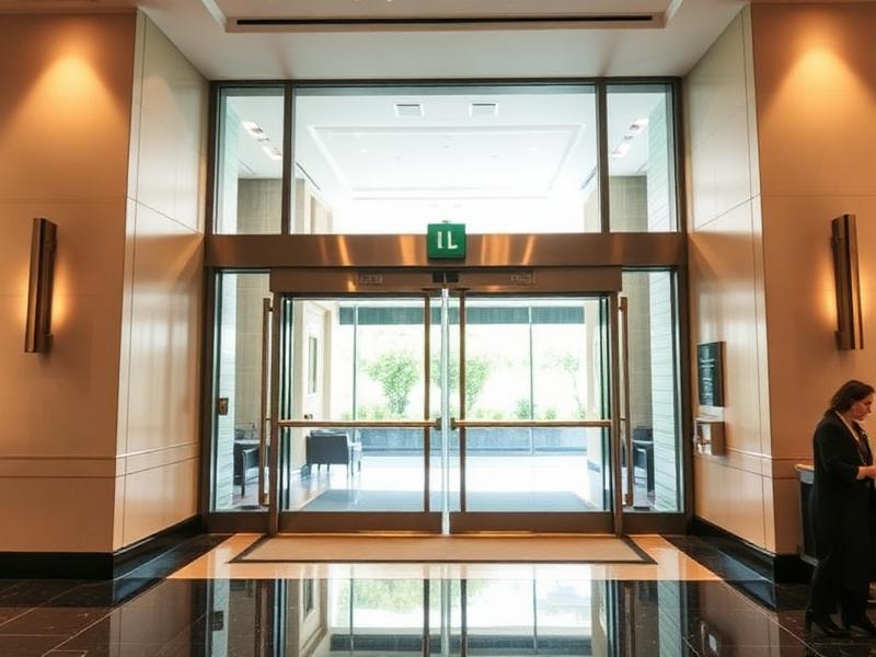 Otel giriş otomatik kapı sistemleri